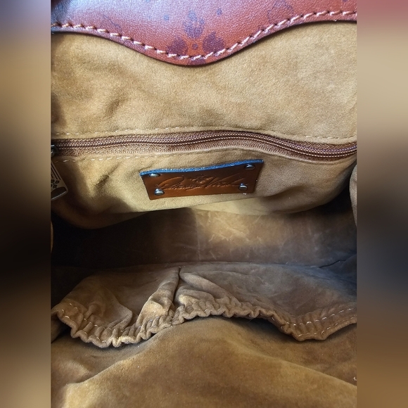 Patricia Nash Florentina Frame Leather Crossbody Bag NWT - Picture 15 of 16